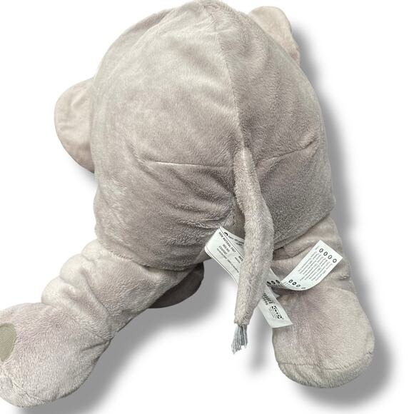 IKEA Klappar Elephant Plush Stuffed Animal Safari Shower Gift Decor 23" Nursery - Picture 5 of 12